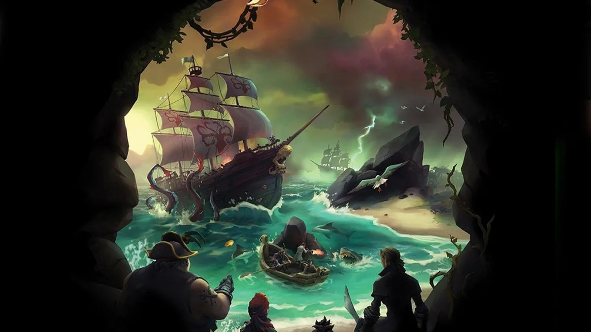 Sea of Thieves pirate ship naval adventure